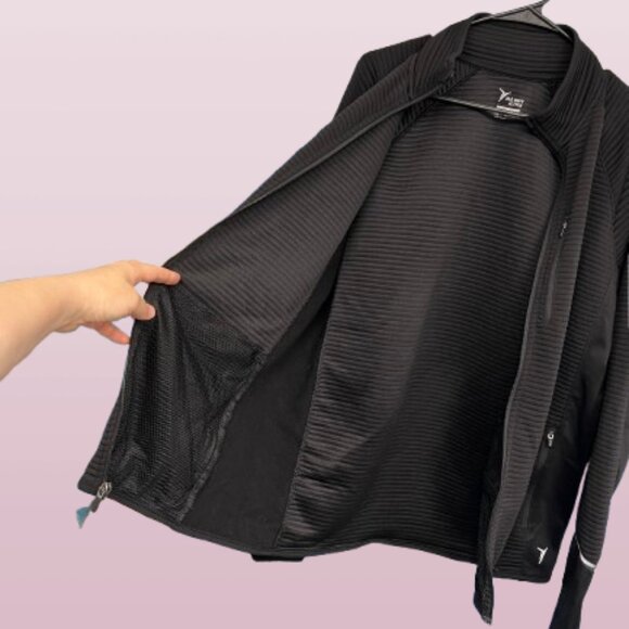 🖤 Old Navy Active Black Athletic Full-Zip Jacket Size L - Picture 7 of 7